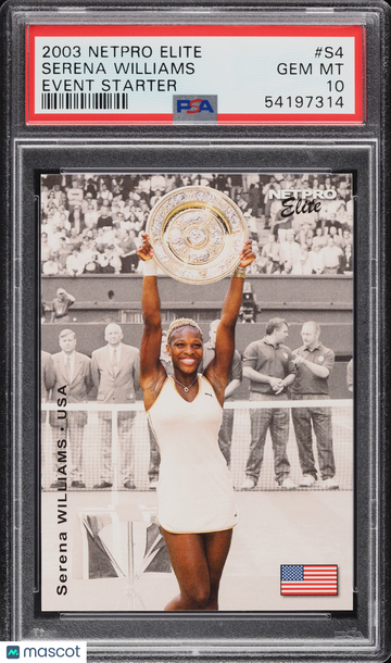 2003 Netpro Elite Serena Williams #S4 Event Starter PSA 10