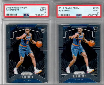 2019 Panini Prizm 250 RJ Barrett LOT