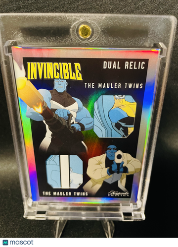 2025 Invincible Holo Dual Relic #512 KEEPSAKE The Mauler Twins Collector Card