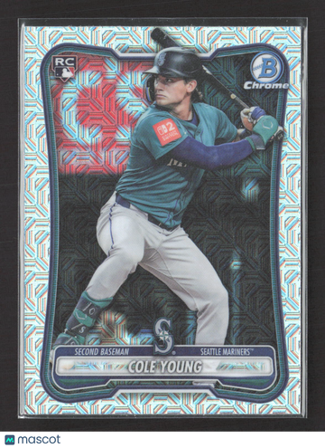 2026 Topps Bowman Chrome Mosaic Cole Young #78 RC