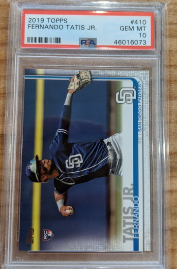 2019 Topps Series 2 Fernando Tatis Jr. 410 PSA 10