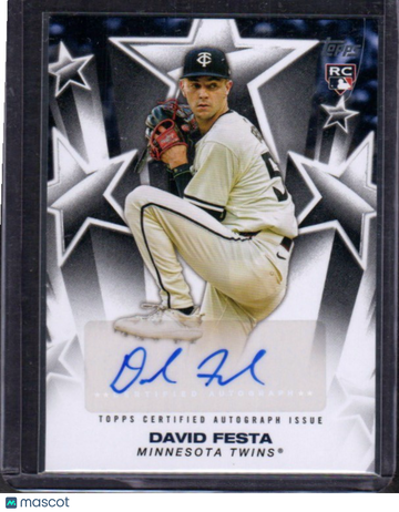 2025 Topps David Festa #BSA-DF Baseball Stars Autographs AU