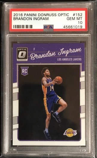 2017-18 Optic - BRANDON INGRAM - Rookie - PSA 10