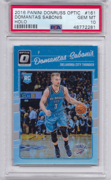 Domantas Sabonis 2016 Optic Holo PSA 10 