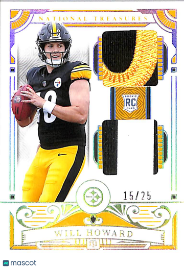 2026 Panini National Treasures Will Howard #18 /25 Patch RC Memorabilia