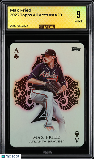 2023 Topps All Aces Max Fried #AA20 MBA 9