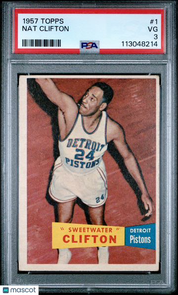 1957 Topps Nat Clifton #1 PSA 3
