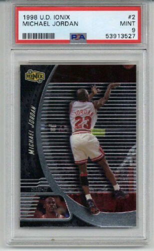1998 UPPER DECK IONIX #2 MICHAEL JORDAN CARD CHICAGO BULLS PSA 9 LOW POP MINT