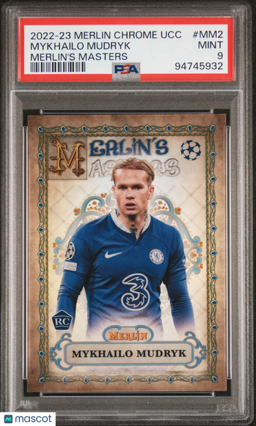 2022 Mykhailo Mudryk #MM2 PSA 9