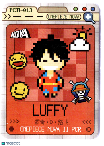 Onepiece Nova II PCR Monkey D. Luffy Reverse Holo Japanese #PCR-013