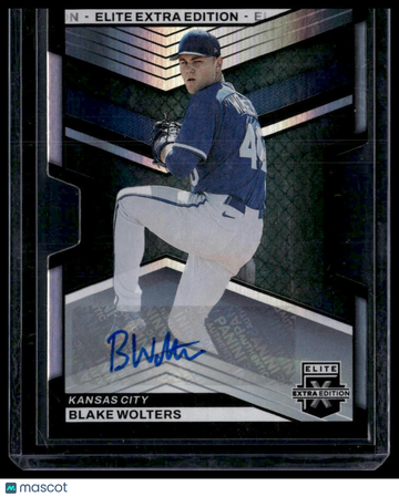 2023 Panini Elite Extra Edition Blake Wolters #126 Signatures Die Cut AU,SN