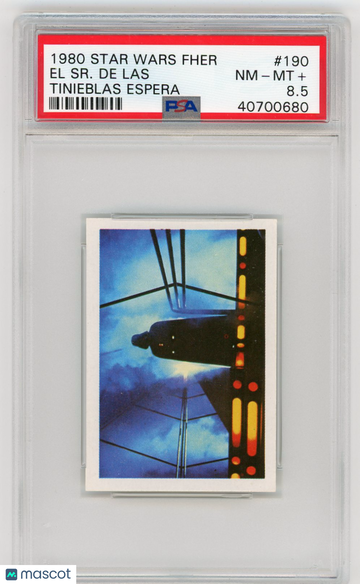 1980 Star Wars Fher El SR. De Las Tinieblas Espera #190 PSA 8.5
