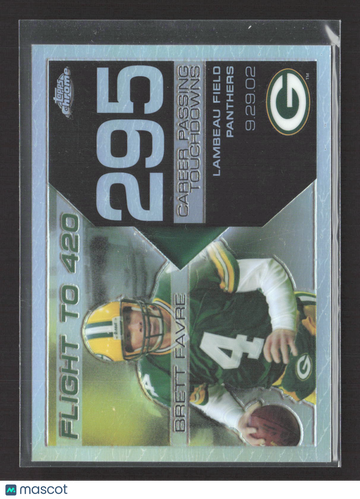 2008 Topps Chrome Flight to 420 Brett Favre #BFC-295 Refractor