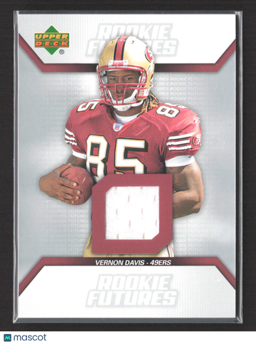 2006 Upper Deck Rookie Futures Vernon Davis #RF-VD Jersey Patch Memorabilia