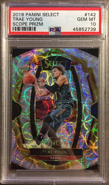Trae Young 2018 Select Scope Prizm PSA 10