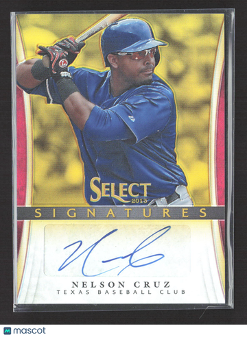 2013 Panini Select Prizm Signatures Nelson Cruz #NC
