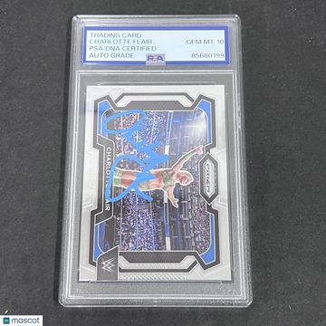 2024 Panini Charlotte Flair #28 Prizm PSA 10