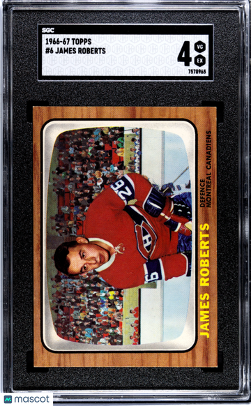 1966 Topps James Roberts #6 SGC 4
