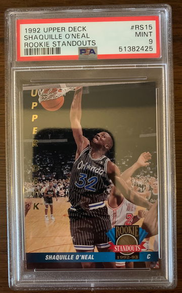 1992 Upper Deck Shaq Rookie Standouts Insert #RS15