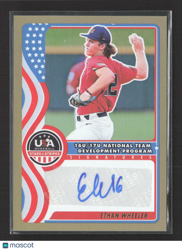 2025 Panini USA Baseball Stars & Stripes Ethan Wheeler #NTS-EW /10