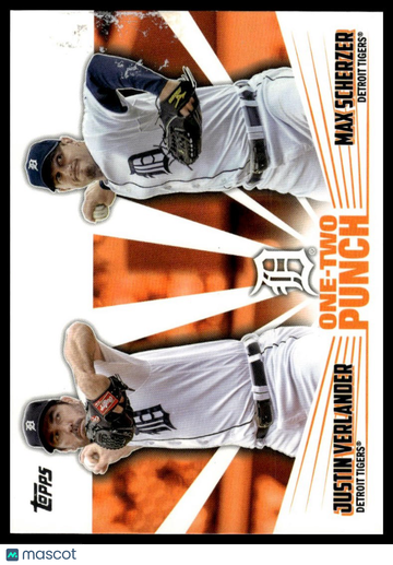 2023 Topps Justin Verlander / Max Scherzer #12P-17 One-Two Punch