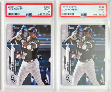 Luis Robert Topps Series 2 PSA 9 Lot of 2