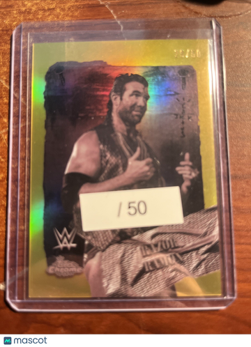 2025 Topps WWE Cactus Jack Gold Refractor Topps