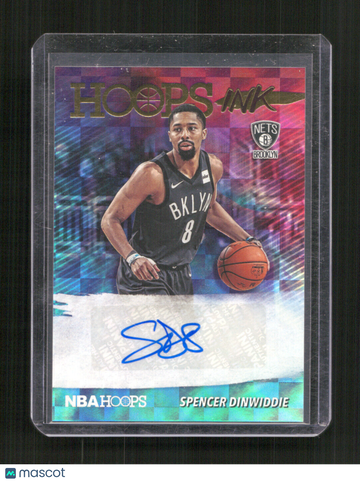 2019-20 Hoops Spencer Dinwiddie #HI-SDW Hoops Ink AU