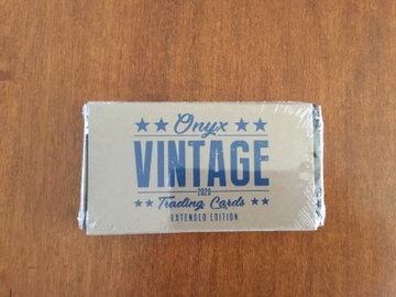 2020 onyx vintage baseball hobby box