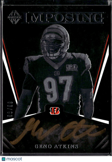 Geno Atkins 2018 Panini Majestic Imposing Auto /86 Cincinnati Bengals