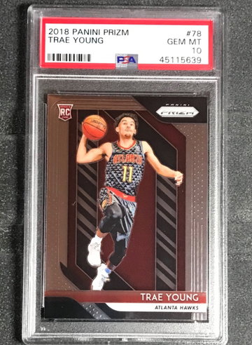 Trae Young 2018 Prizm RC PSA 10