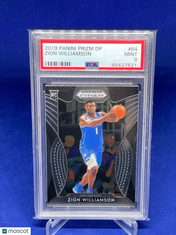2019 Panini Prizm Draft Picks Zion Williamson #64 PSA 9