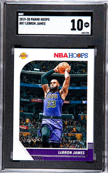 2019-20 Hoops #87 Lebron James SGC 10