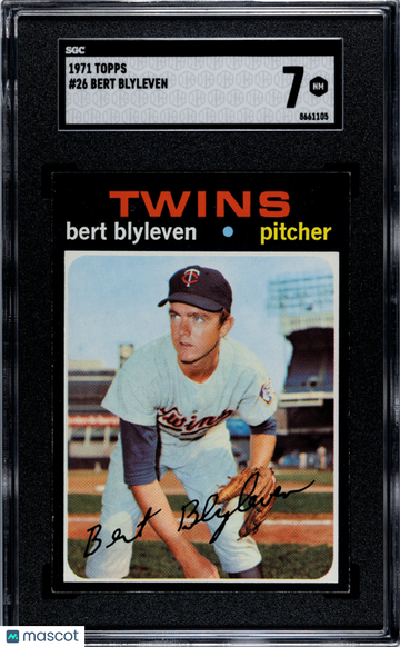 1971 Topps Bert Blyleven #26 SGC 7