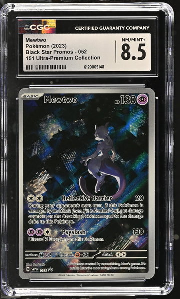 2023 Pokemon #052 Mewtwo 151 Ultra-Premium Collection CGC 8.5