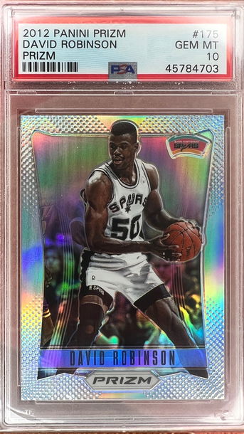 2012 Prizm Silver David Robinson PSA 10