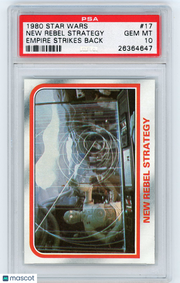 1980 Star Wars Empire Strikes Back New Rebel Strategy #17 PSA 10