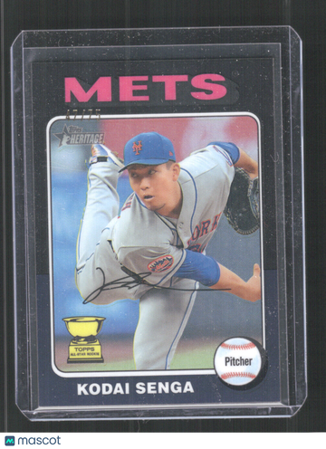 2024 Topps Heritage Kodai Senga #93 Chrome Black Refractor SN