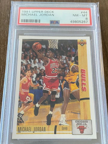 1991 Upper Deck Michael Jordan PSA 8