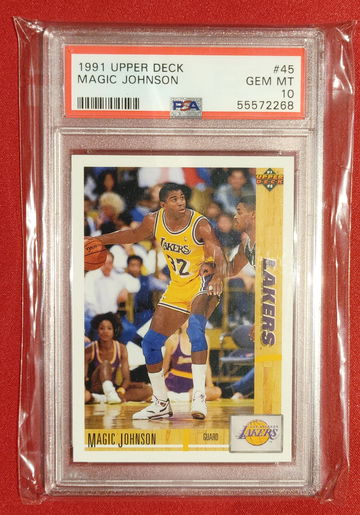 1991 Upper Deck Los Angeles Lakers Magic Johnson