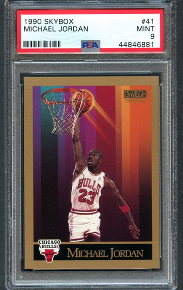 1990 Skybox Michael Jordan #41 PSA 9