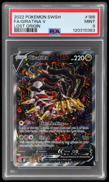 2022 Pokemon Sword And Shield Lost Origin Giratina V PSA 9