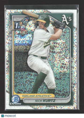 2024 Bowman Chrome Nick Kurtz #BDC-56 Speckle Refractor