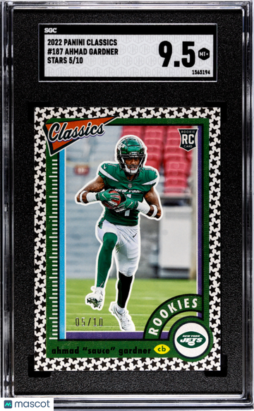 2022 Panini Classics Ahmad Gardner #187 Stars SGC 9.5