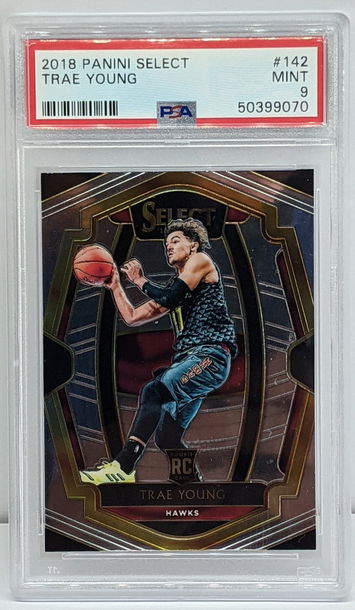 2018 Select Trae Young Premier Level PSA 9