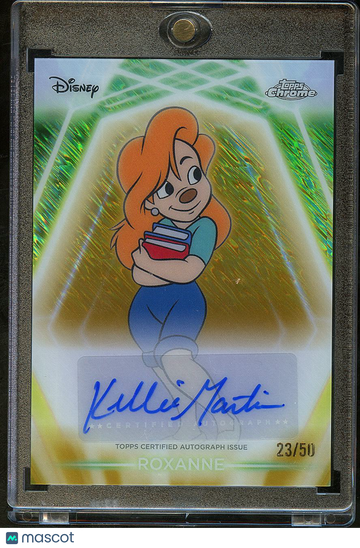 2026 Topps Disney Neon Chrome Kellie Martin Topps Chrome Neon Etch Autograph 23/50 #CNA-KM
