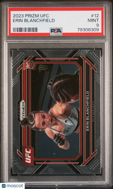 2023 Panini Prizm UFC Erin Blanchfield #12 PSA 9