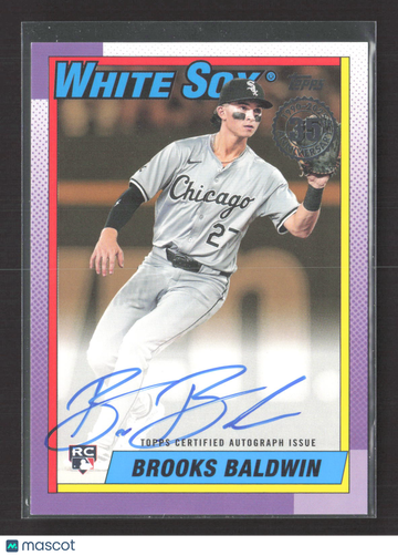 2025 Topps 1990 Topps Baseball Brooks Baldwin #90A-BBN /50 RC