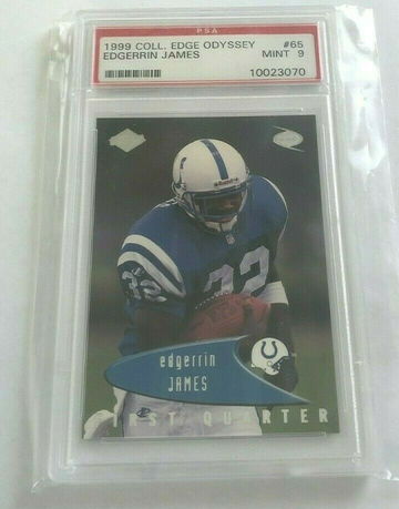 1999 Collector's Edge Odyssey Edgerrin James PSA 9 Mint