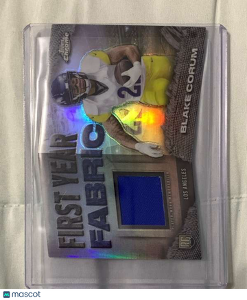 2024 Topps Chrome - First Year Fabric Relics Blake Corum #FYF-BC